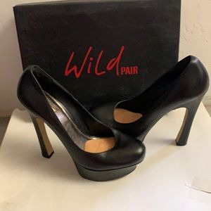 Wild Pair Black platform heels